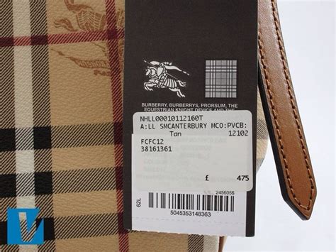 how to spot a fake burberry tote|burberry authenticity code check.